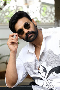 Bellamkonda Sai Sreenivas at Bhairavam Movie Interview