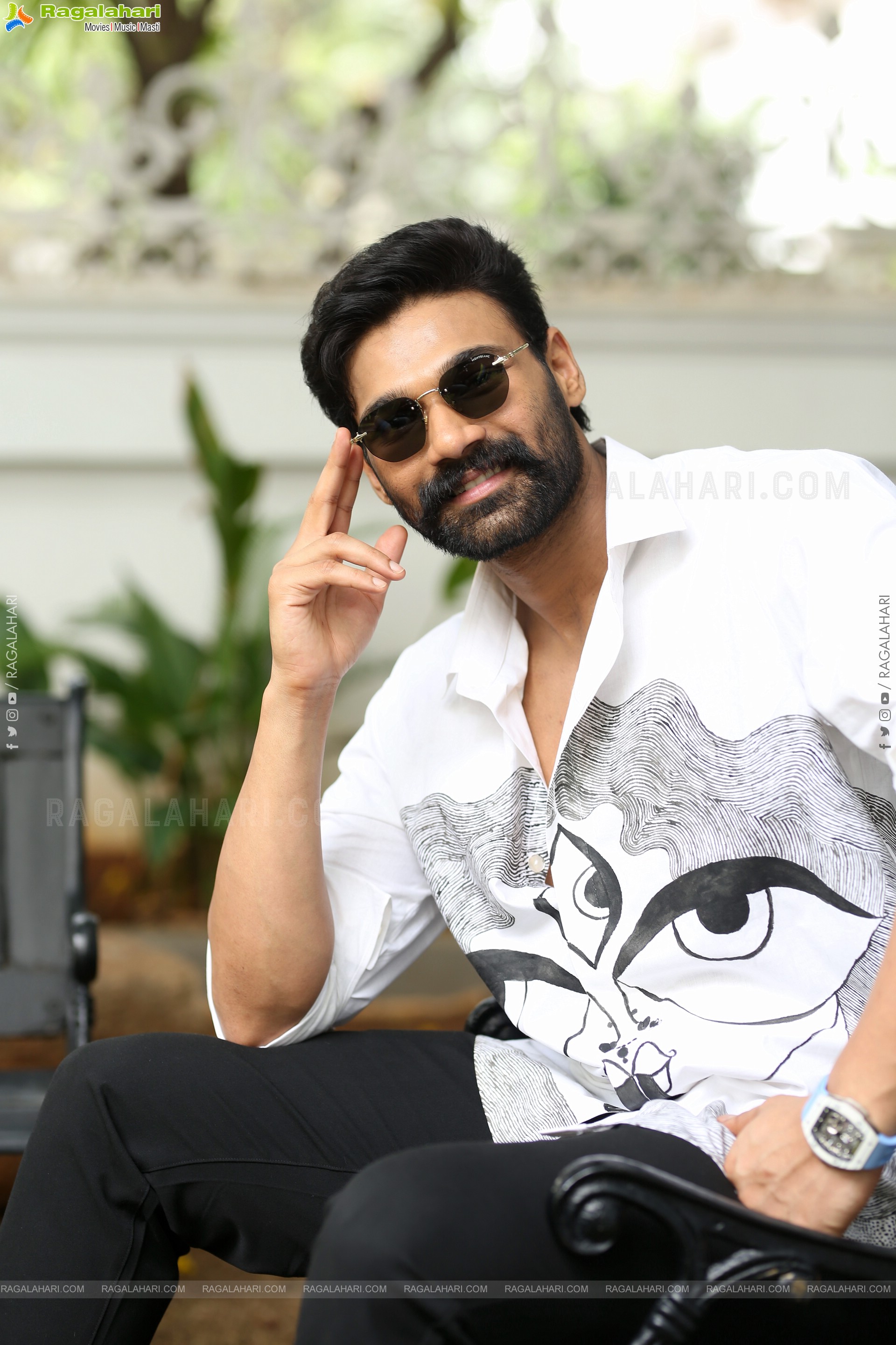 Bellamkonda Sai Sreenivas at Bhairavam Movie Interview, HD Gallery