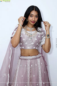 Chandu Charms Stills in Designer Lehenga, HD Gallery