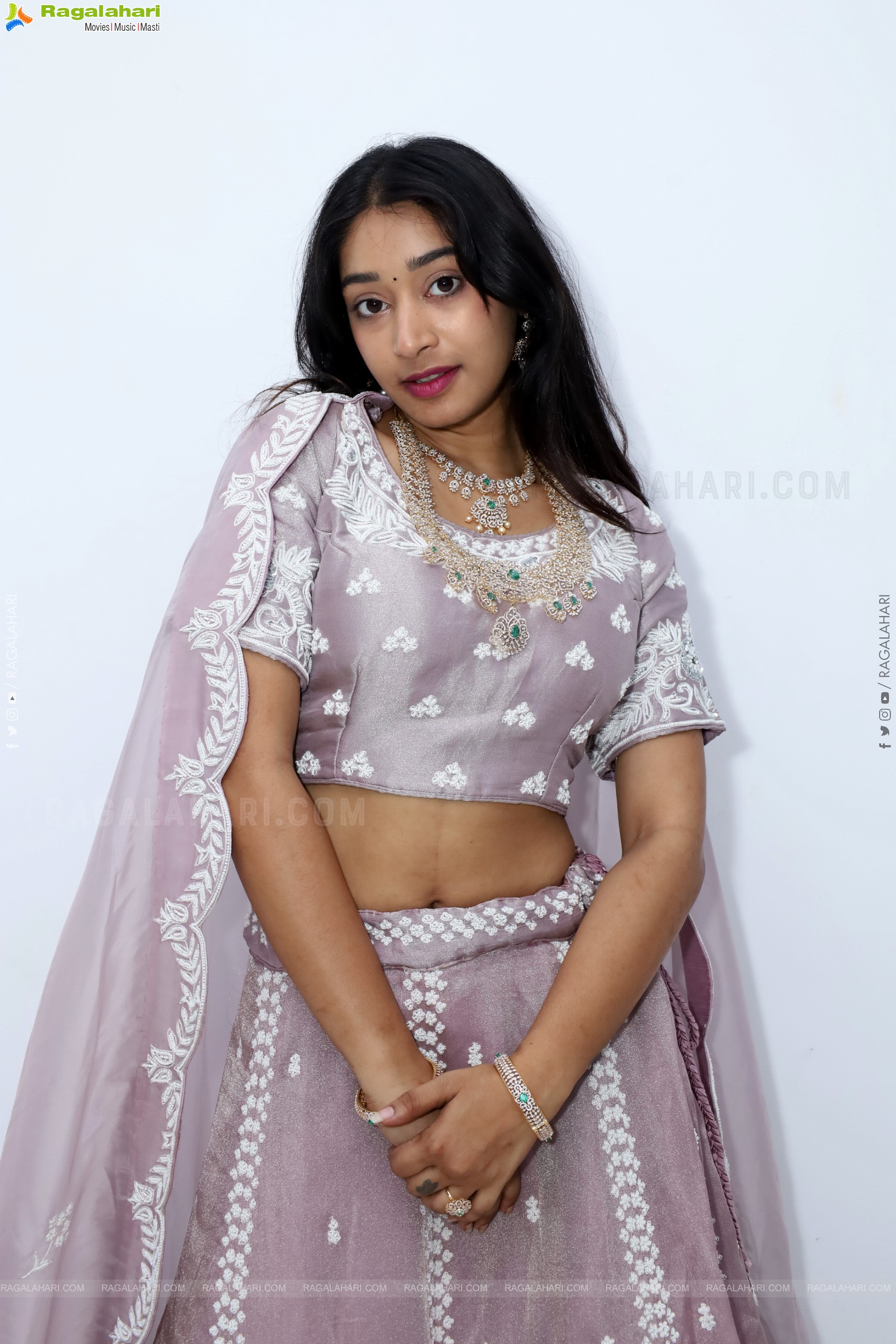 Chandu Charms Stills in Designer Lehenga, HD Gallery