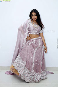 Chandu Charms Stills in Designer Lehenga, HD Gallery