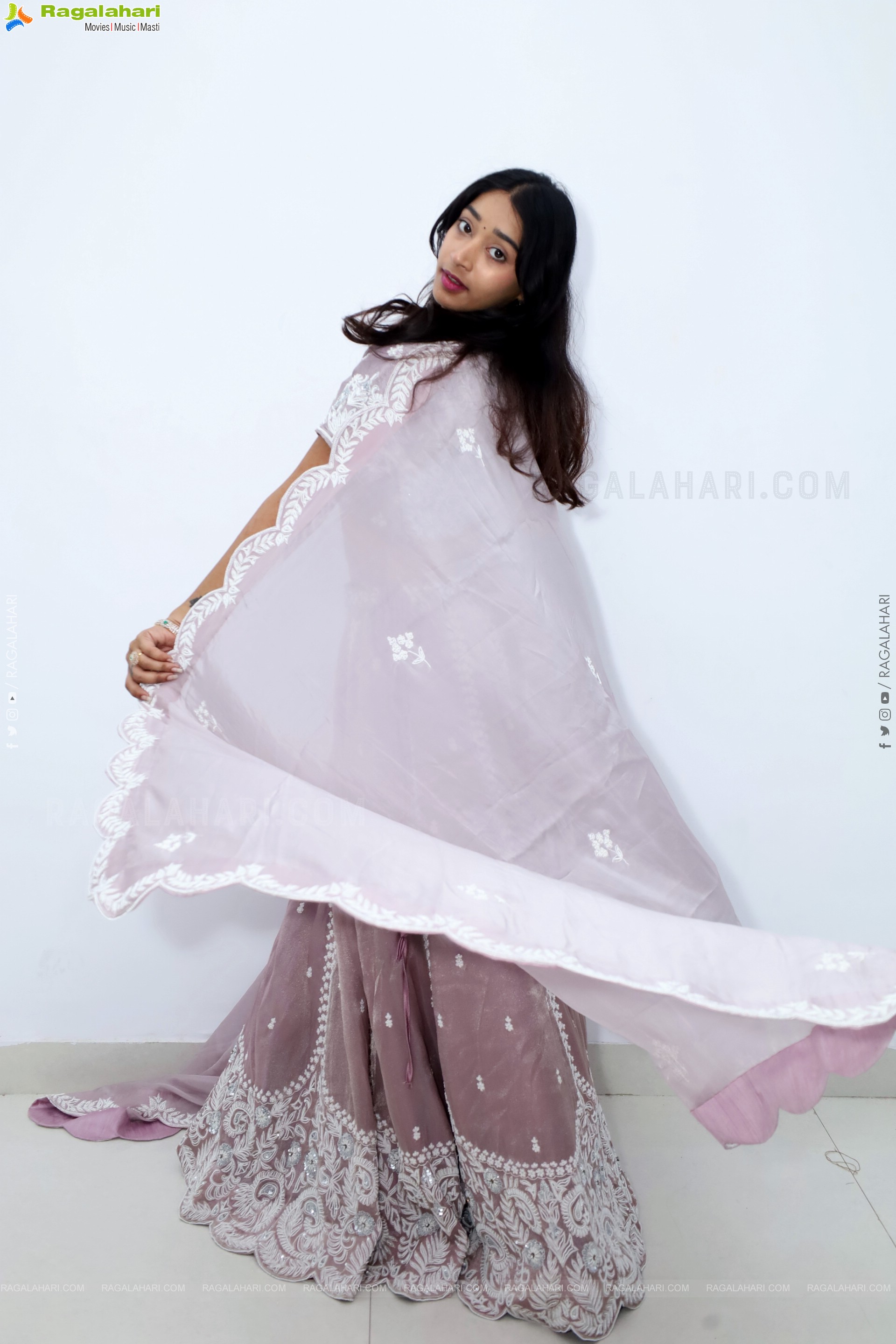 Chandu Charms Stills in Designer Lehenga, HD Gallery