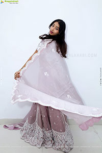 Chandu Charms Stills in Designer Lehenga, HD Gallery