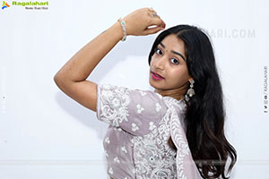 Chandu Charms Stills in Designer Lehenga, HD Gallery