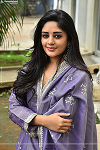 Deepshika at Maargan Movie Trailer Launch Event