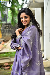 Deepshika at Maargan Movie Trailer Launch Event