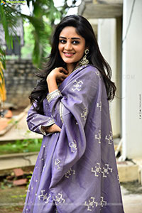 Deepshika at Maargan Movie Trailer Launch Event