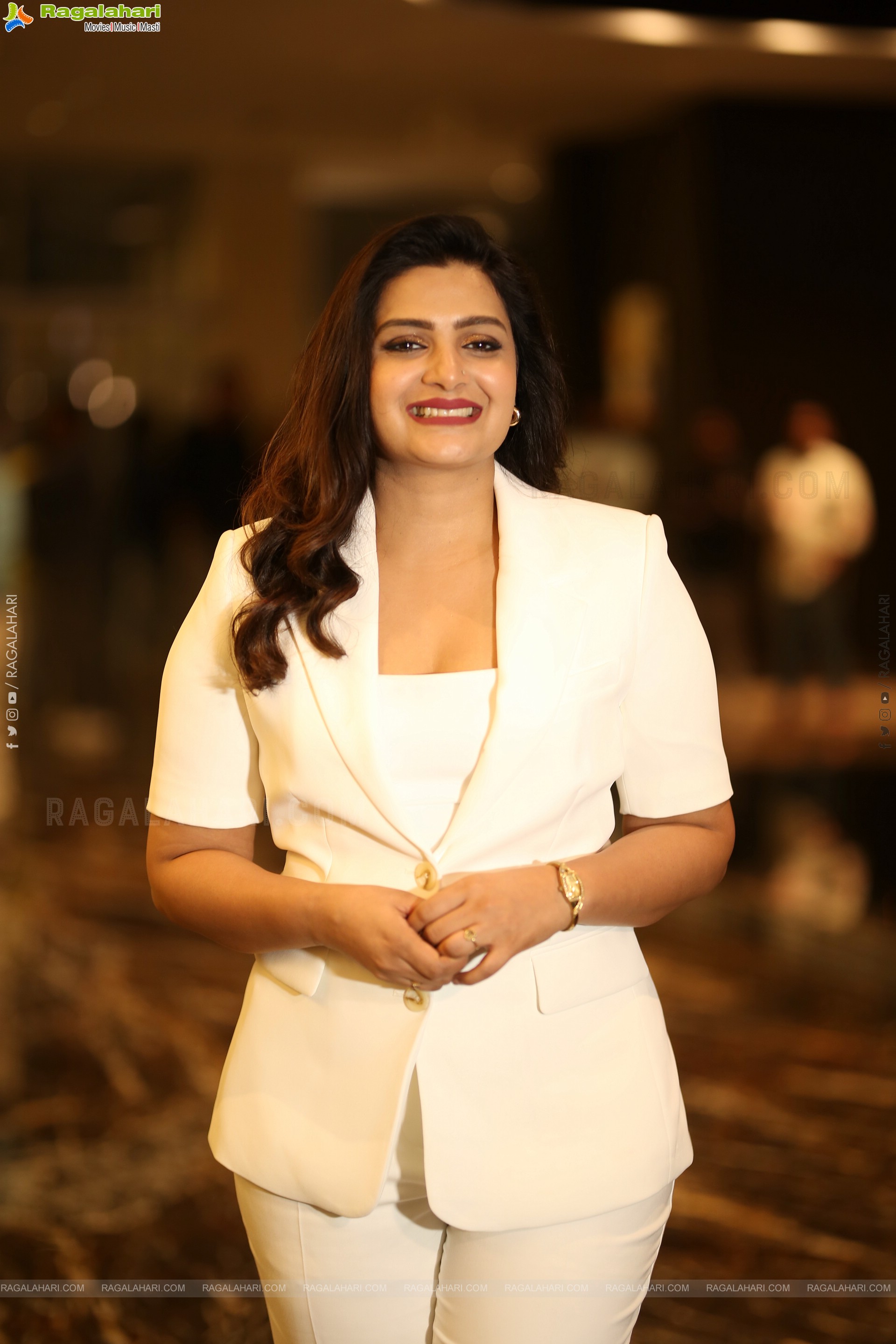 Divya Pillai at Bhairavam Pre Release Event, HD Gallery