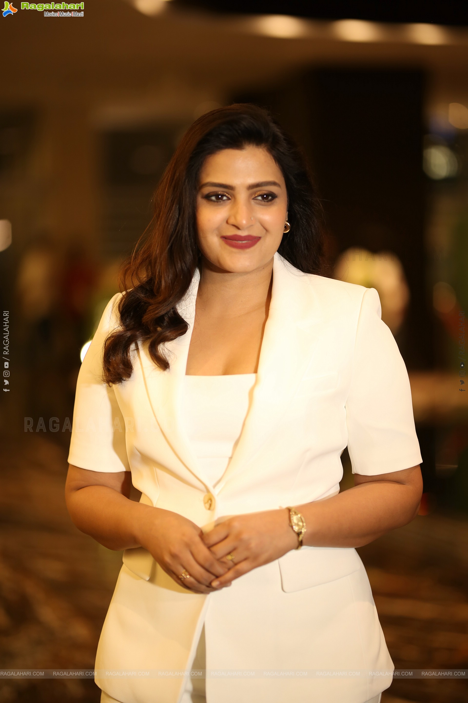 Divya Pillai at Bhairavam Pre Release Event, HD Gallery