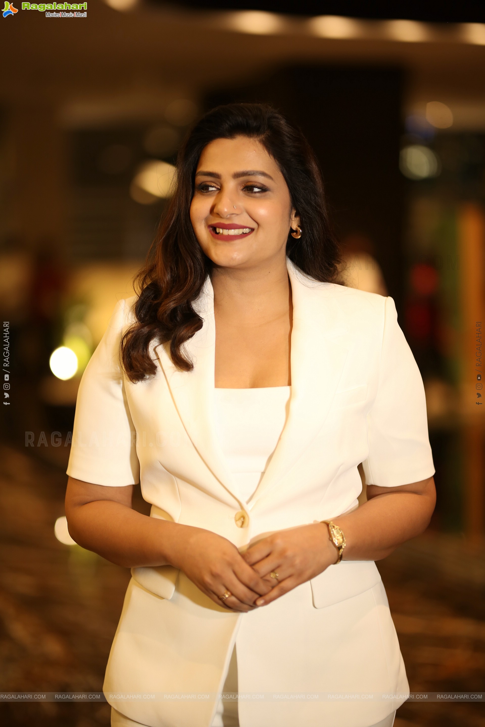 Divya Pillai at Bhairavam Pre Release Event, HD Gallery
