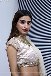 Fasiha Waseem Stills in White Designer Dress, HD Gallery