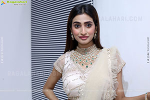Fasiha Waseem Stills in White Designer Dress, HD Gallery