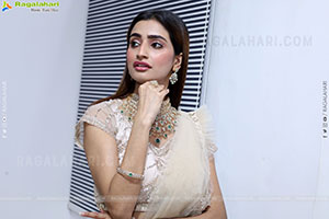 Fasiha Waseem Stills in White Designer Dress, HD Gallery