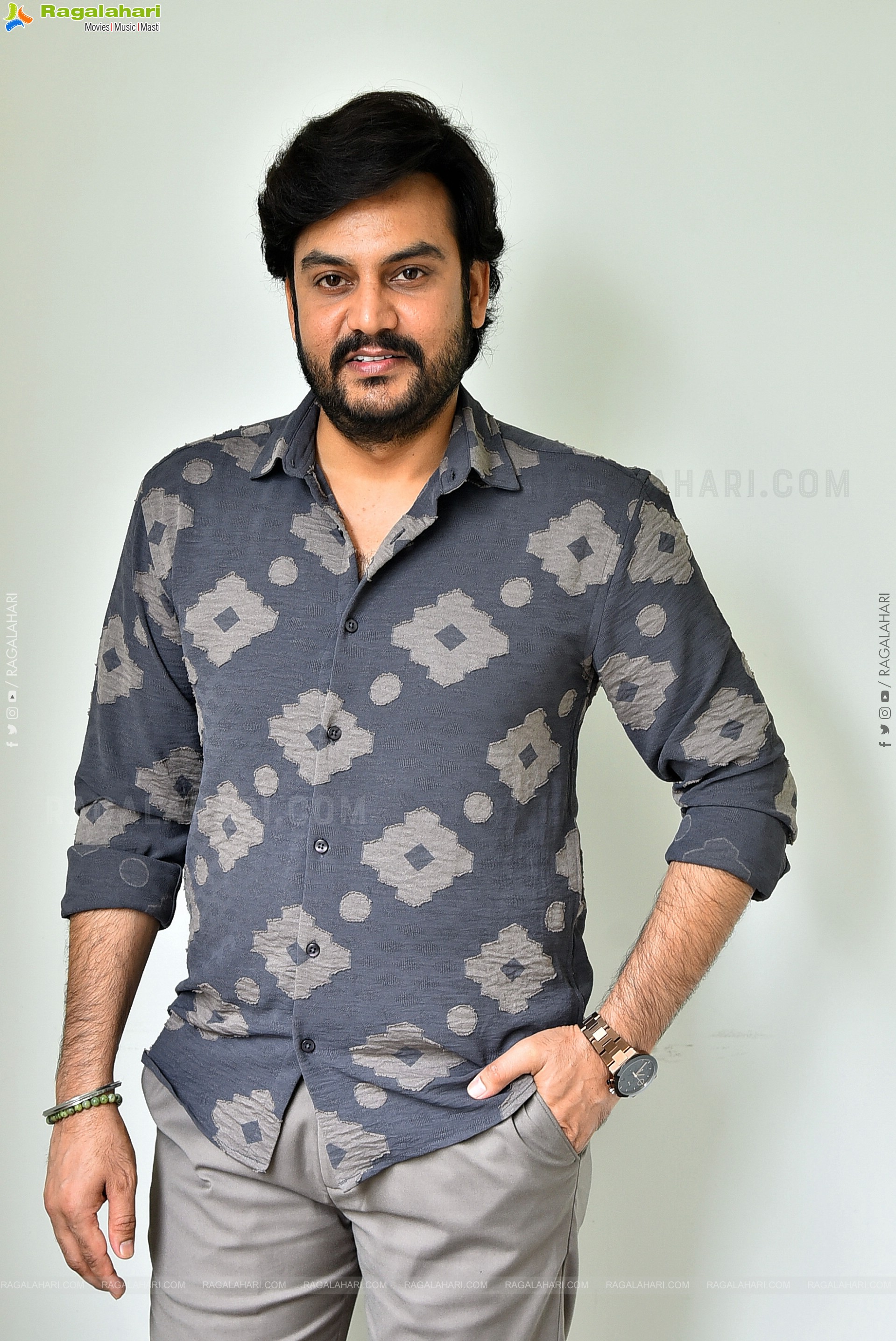 Hero Rupeysh at Shashtipoorthi Movie Interview, HD Gallery