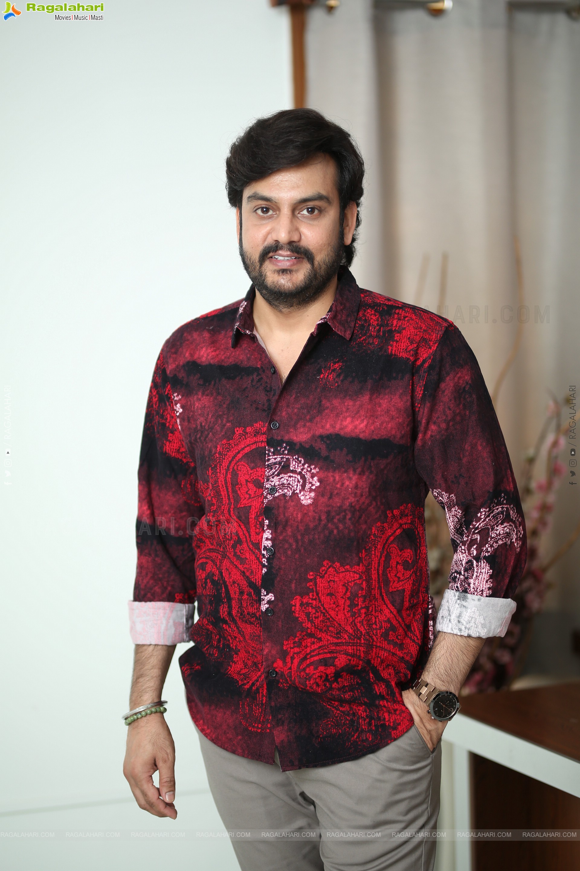 Hero Rupeysh at Shashtipoorthi Movie Interview, HD Gallery