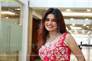 Ishika Roy in Red Embellished Designer Dress, HD Gallery 