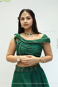 Jabili Jetta stills in Green Designer Dress, HD Gallery