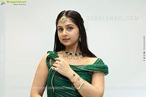 Jabili Jetta stills in Green Designer Dress, HD Gallery