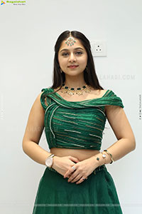 Jabili Jetta stills in Green Designer Dress, HD Gallery