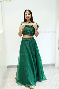 Jabili Jetta stills in Green Designer Dress, HD Gallery