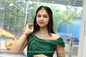 Jabili Jetta stills in Green Designer Dress, HD Gallery