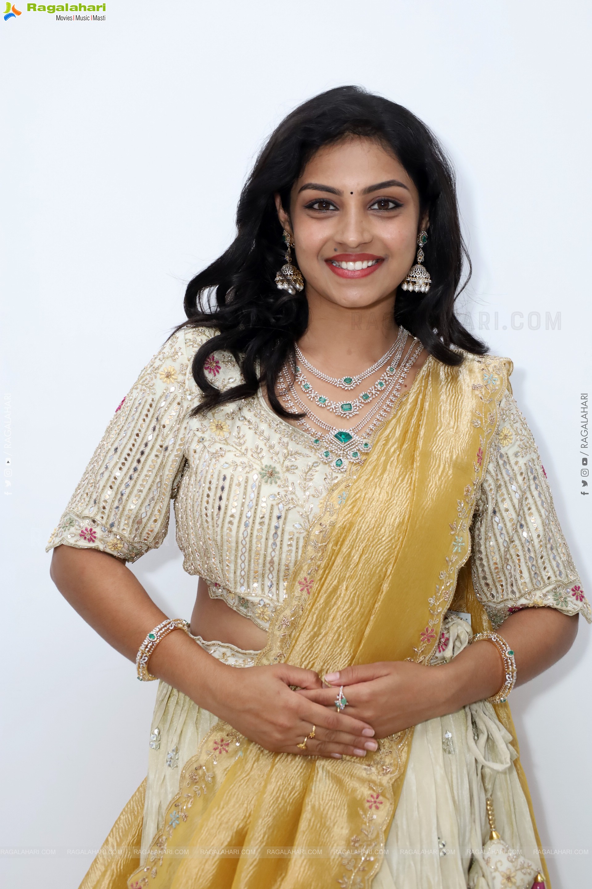Mounika Ghanta in Embellished Lehenga Choli, HD Photo Gallery