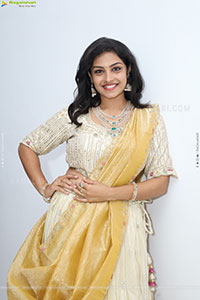 Mounika Ghanta in Embellished Lehenga Choli, HD Gallery 