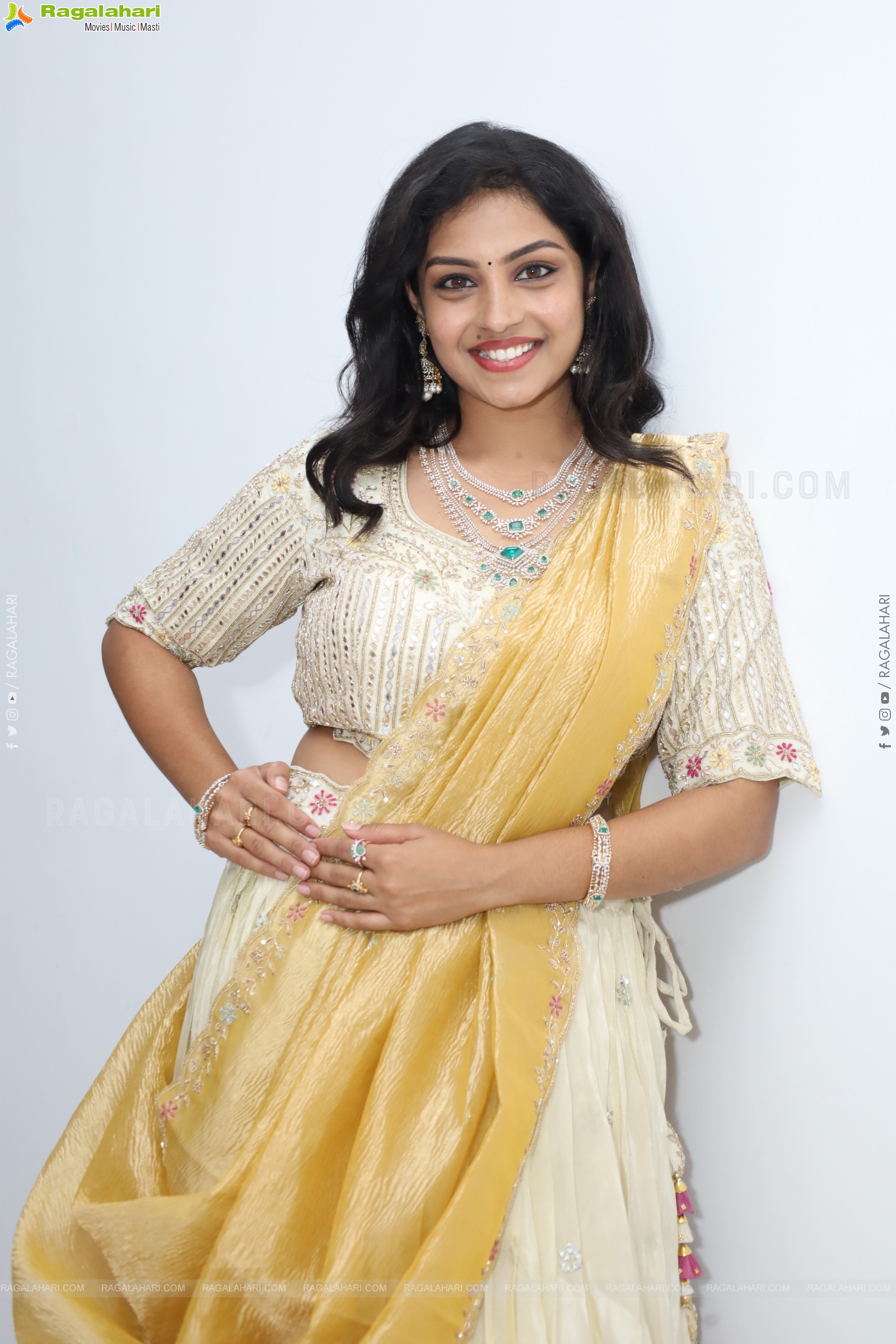 Mounika Ghanta in Embellished Lehenga Choli, HD Photo Gallery