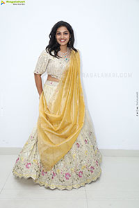 Mounika Ghanta in Embellished Lehenga Choli, HD Gallery 