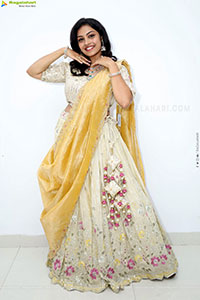 Mounika Ghanta in Embellished Lehenga Choli, HD Gallery 