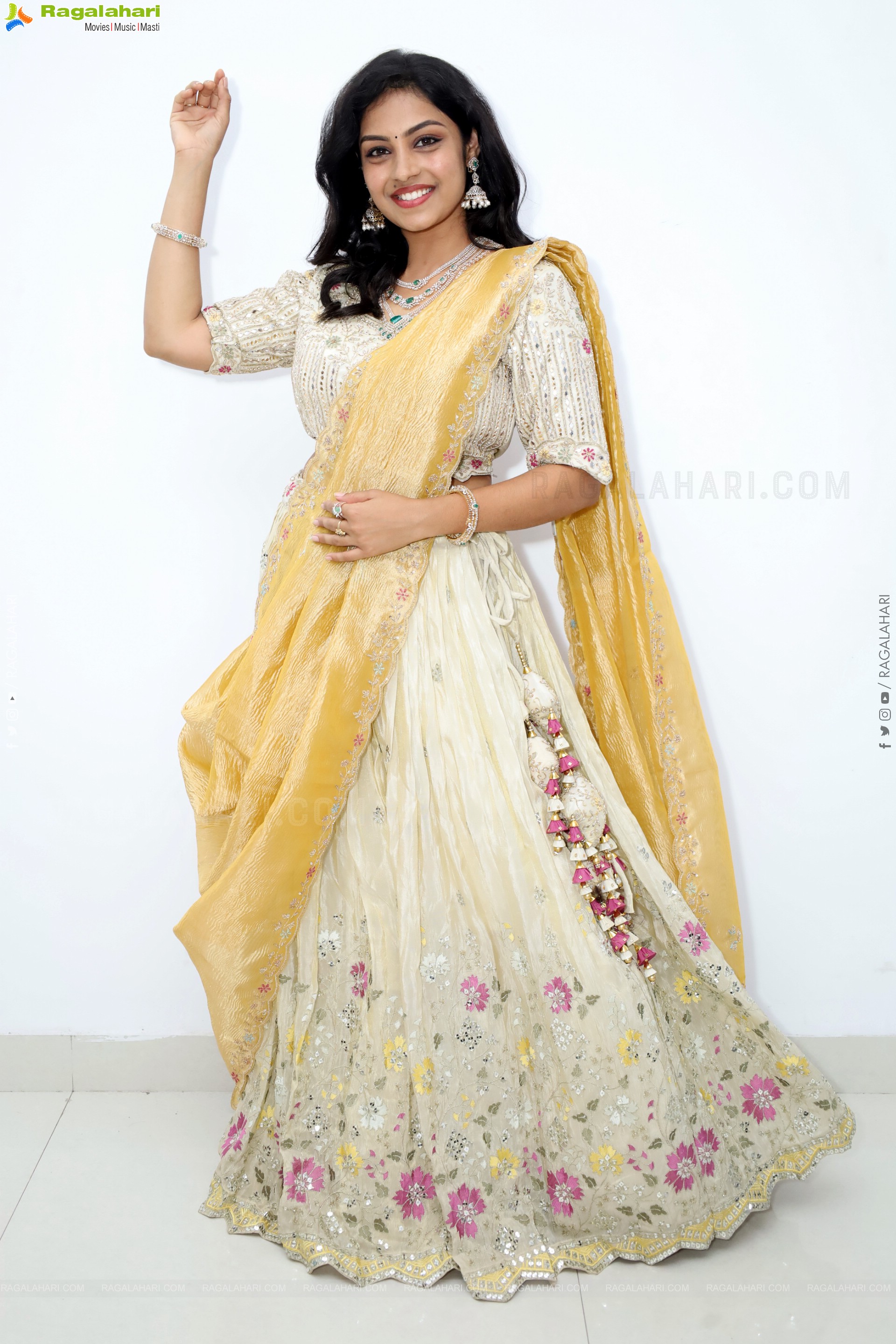 Mounika Ghanta in Embellished Lehenga Choli, HD Photo Gallery