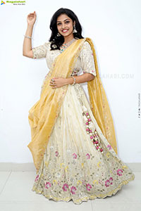 Mounika Ghanta in Embellished Lehenga Choli, HD Gallery 