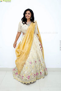 Mounika Ghanta in Embellished Lehenga Choli, HD Gallery 