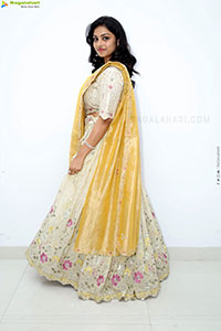 Mounika Ghanta in Embellished Lehenga Choli, HD Gallery 