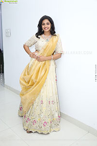 Mounika Ghanta in Embellished Lehenga Choli, HD Gallery 