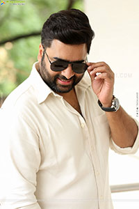Nara Rohit at Bhairavam Movie Interview, HD Gallery