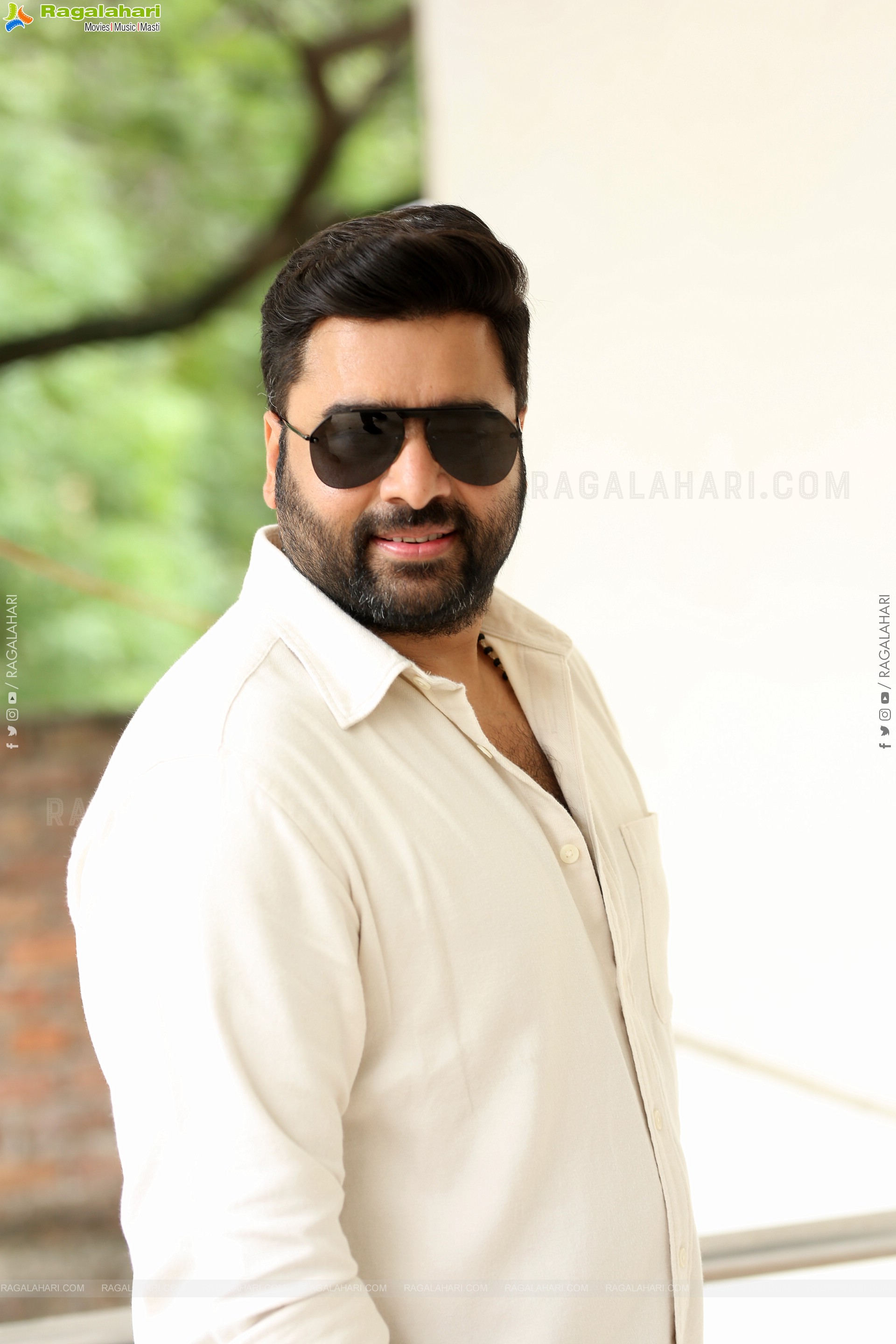 Nara Rohit at Bhairavam Movie Interview, HD Gallery