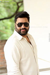 Nara Rohit at Bhairavam Movie Interview, HD Gallery