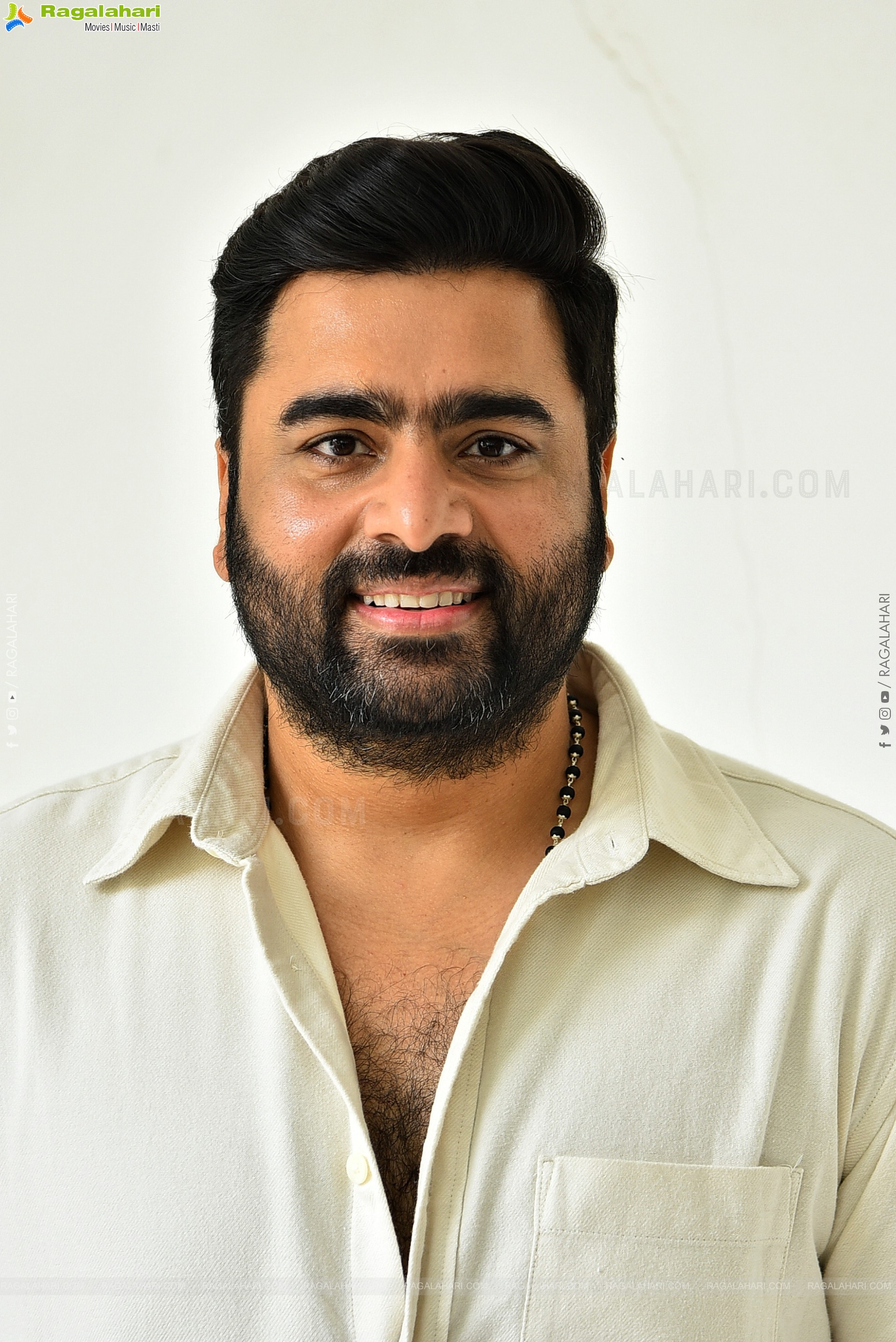 Nara Rohit at Bhairavam Movie Interview, HD Gallery