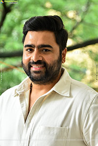 Nara Rohit at Bhairavam Movie Interview, HD Gallery