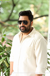 Nara Rohit at Bhairavam Movie Interview, HD Gallery