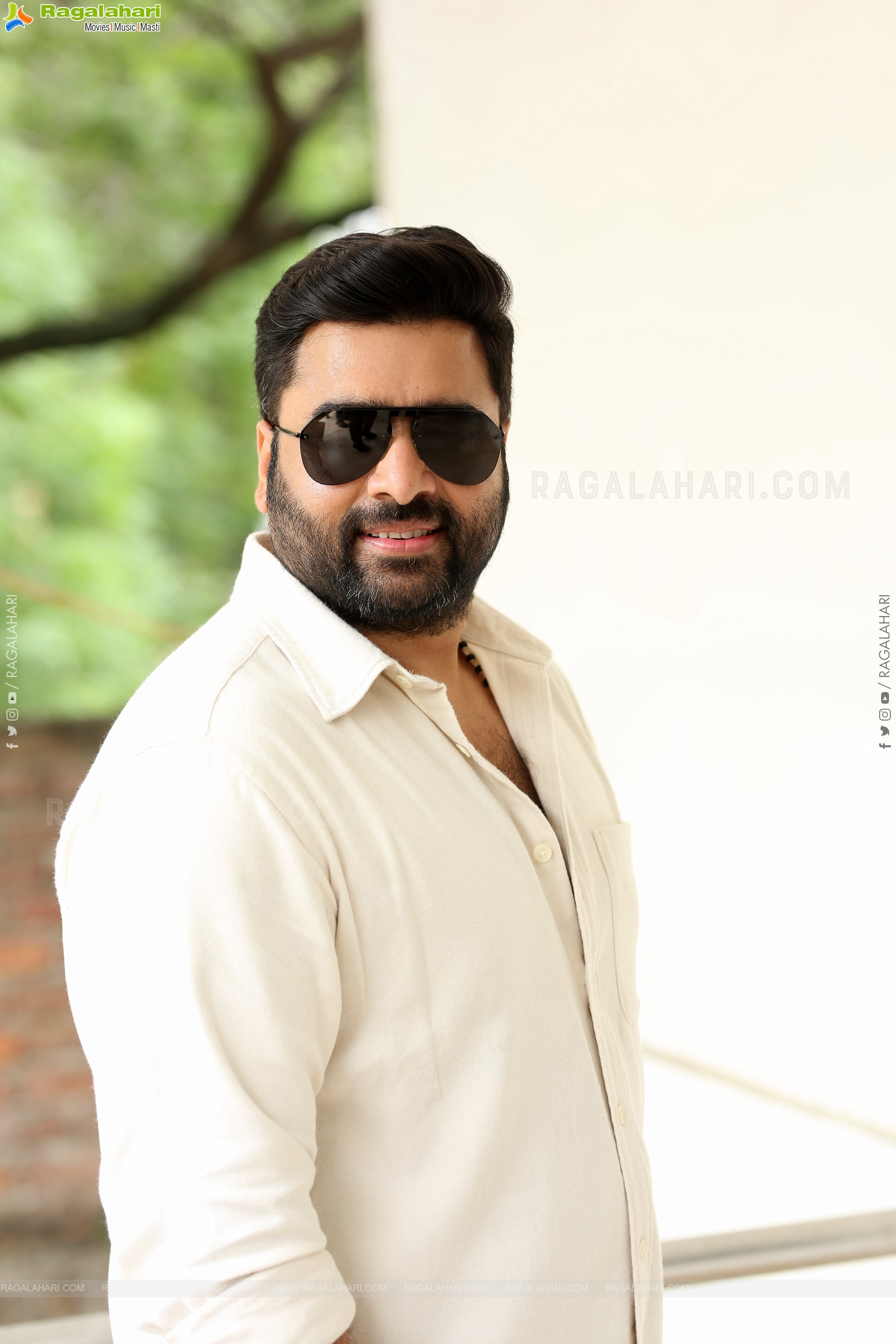 Nara Rohit at Bhairavam Movie Interview, HD Gallery