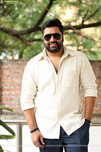 Nara Rohit at Bhairavam Movie Interview, HD Gallery