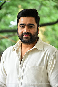 Nara Rohit at Bhairavam Movie Interview, HD Gallery