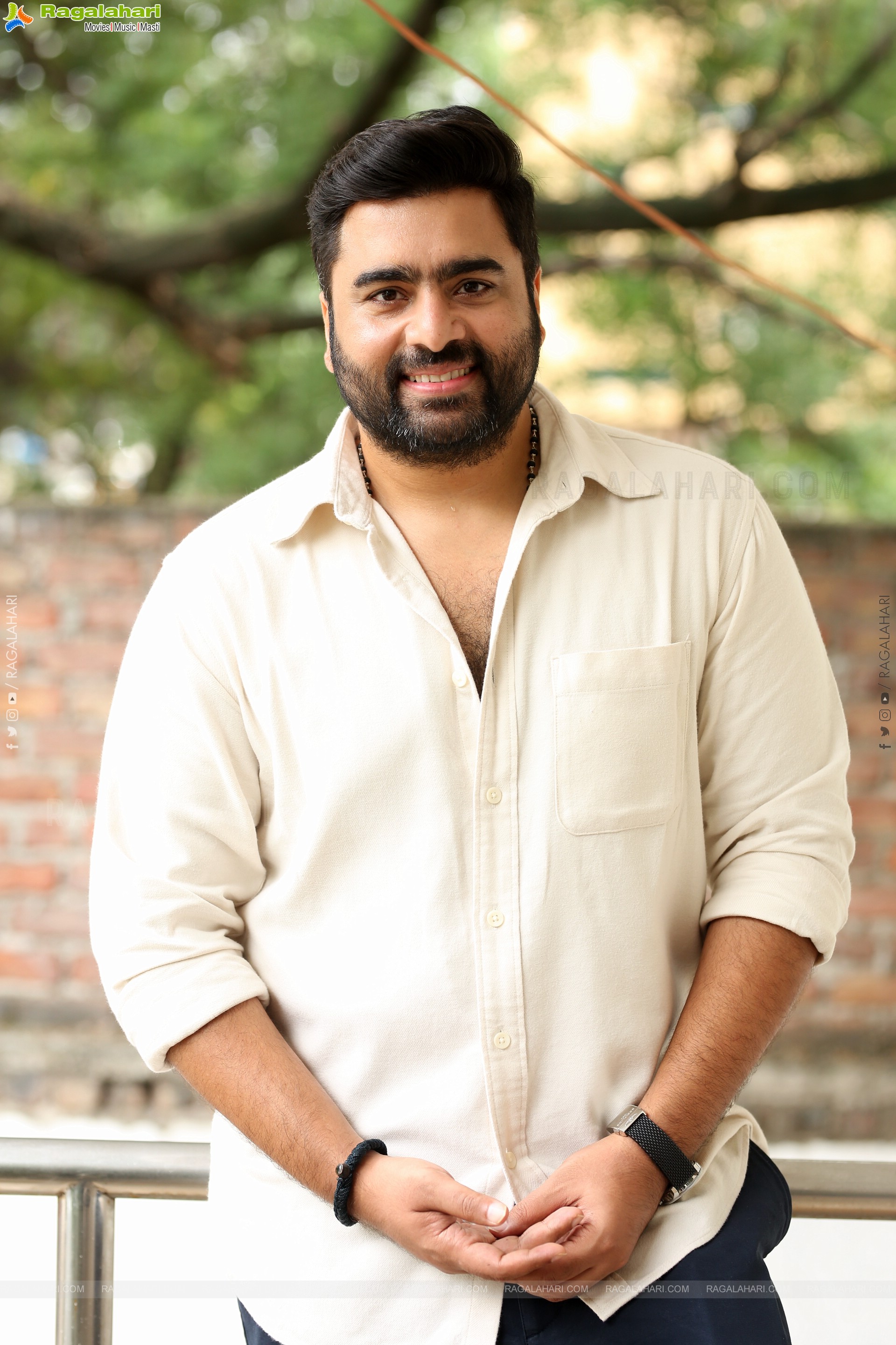Nara Rohit at Bhairavam Movie Interview, HD Gallery