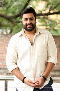Nara Rohit at Bhairavam Movie Interview, HD Gallery
