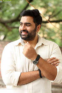 Nara Rohit at Bhairavam Movie Interview, HD Gallery