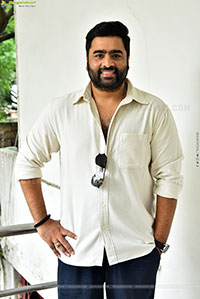 Nara Rohit at Bhairavam Movie Interview, HD Gallery