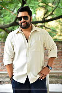 Nara Rohit at Bhairavam Movie Interview, HD Gallery