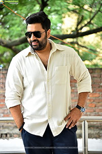 Nara Rohit at Bhairavam Movie Interview, HD Gallery